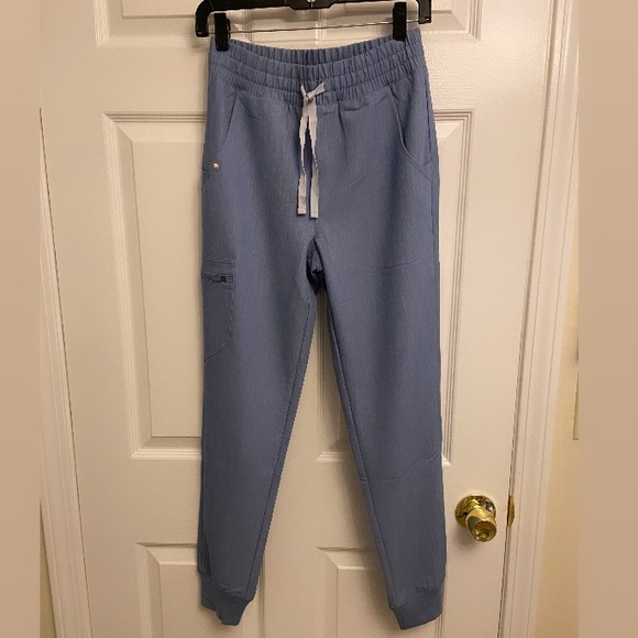 NWOT Figs Heather Blue HW Zamoras - Picture 2 of 4